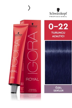 Royal Özel Seriler 0-22 Turuncu Azaltıcı Saç Boyası 60ml - 1