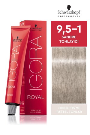 Royal Pastel Tones 9-5-1 Sandre Toning Haarfärbemittel 60 ml - 2