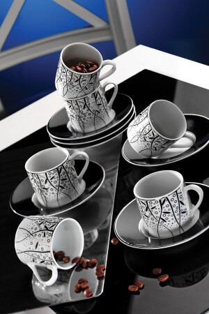 Rüya 12-teiliges Kaffeetassen-Set für 6 Personen 7041 RU12KT4307041 - 1