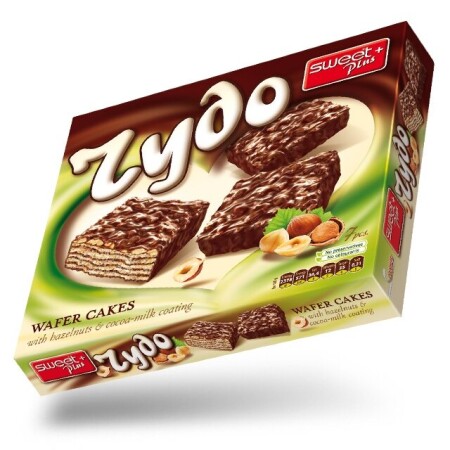 RYDO WAFERS CAKE WITH HAZELNUTS 125 GR - 1