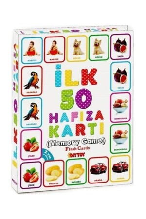 S Hafıza Set Ilk 100 Sözcük Zeka Oyun Kartları Ve Ilk 50 Hafıza Kart Dy-set001 DY-SET001 - 5