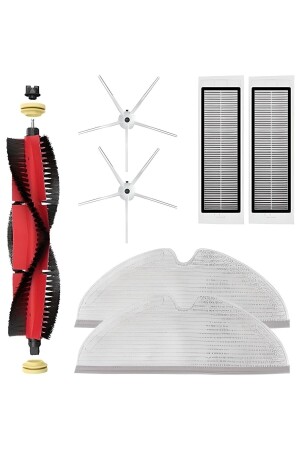 S5 Max White Roboter-Staubsauger-kompatibles Erneuerungsset – Bürstenvorhang-Hepa-Filter Vollflächenmopp ozem82 - 3