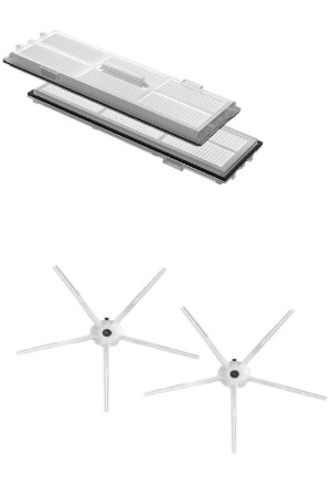 S7 S7 Max S7 Ultra T7 T7s kompatibler Roboter-Staubsauger Hepa-Filter 2 Stück und Seitenbürste 2 Stück LINS7000025667700 - 1