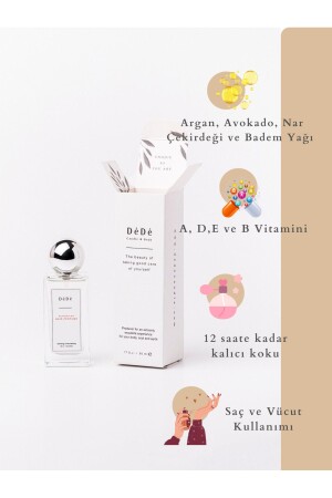 Saç Bakım Parfümü - Yenileyici Çiçeksi Ve Pudra Kokulu Refreshing Hair Perfume - 4