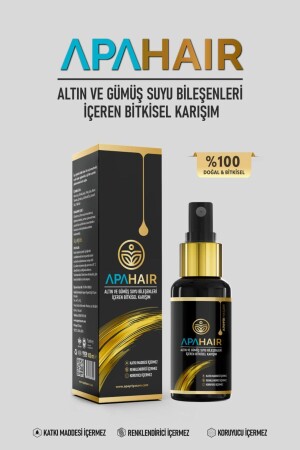 Saç Dökülmesi- Kepek- Seboreik Dermatit Onarıcı- Saç Gürleştirici Bio Saç Kürü %100 Doğal Apahair - 2