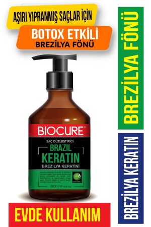 Saç Düzleştirici Keratin Bakımı Brezilya Fönü 500 Ml Kokusuz Dumansız - 2