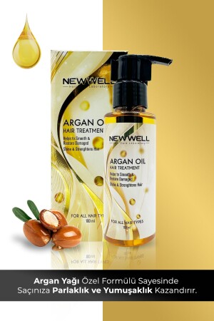 Saç Hacimlendirici-Besleyici ve Onarıcı Argan Özlü Saç Bakım Yağı 100 ml - 4