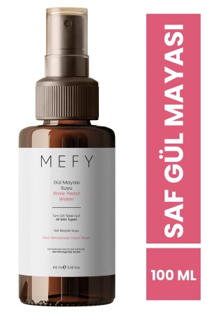 Saf ve Doğal Gül Mayası Suyu Aydınlatıcı Ve Gözenek Sıkılaştırıcı Tonik 100 ml MEFY41 - 3