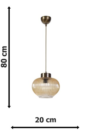 Sahra Moderner Balcam-Einzelkronleuchter SAHRATEKLIBAL - 4