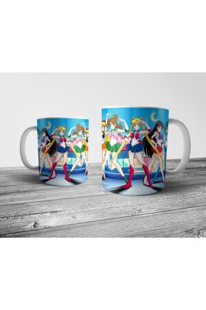 Sailor Moon Ay Savaşçısı Kupa Bardak Model 1 PIXKUPSMAS1 - 2