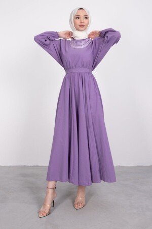 Saisonales Hijab-Kleid - 4