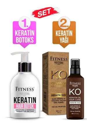 Sam Repair beschädigtes trockenes Haar Botox Haar-Botox 250 ml + Keratinöl 100 ml - 3