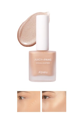 Şampanya Tonlu Likit Aydınlatıcı –Parlak Görünüm Sunan Apieu Juicy Pang Highlighter Champaigne(GD01) - 2