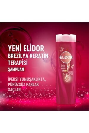 Şampuan Brezilya Keratin Terapisi Hidrolize Keratin Marula Yağı E Vitamini 400 ml X3 - 5