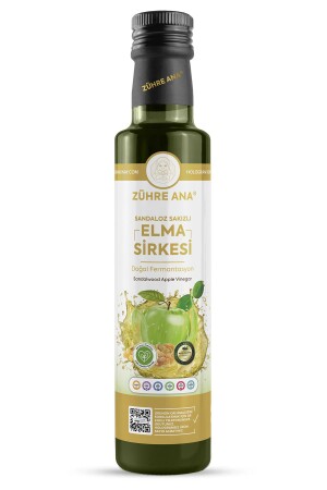 Sandaloz Sakızlı Elma Sirkesi Doğal Fermantasyon Sandalwood Apple Vinegar 500 ml - 1