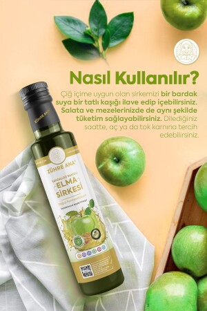 Sandaloz Sakızlı Elma Sirkesi Doğal Fermantasyon Sandalwood Apple Vinegar 500 ml - 3