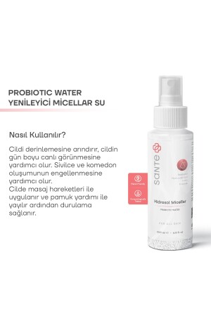 Sante Plus Hidrosol Micellar Probiyotikli Yüz Temizleme Suyu 200 Ml SP27 - 6