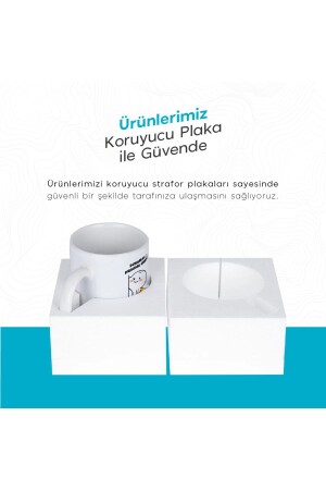 Sarı Lacivert Kişiye özel İsimli Forma Numaralı Sevgililer Kupa Bardak Kahve Özel Tasarım - 5