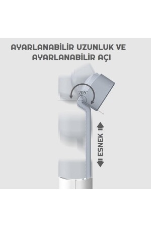 Şarjlı Dokunmatik 20 Led Çalışma Okuma Işığı Masa Lambası Ayarlanabilir Parlaklık Powerbank 1200mah - 4