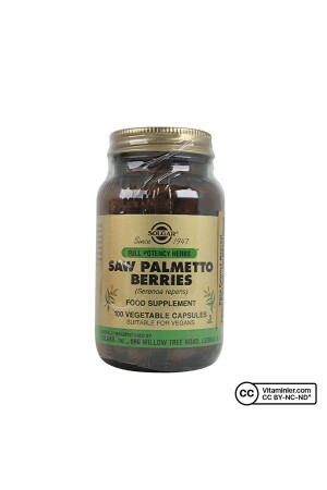 Saw Palmetto Berries 100 Kapsül Vitamin - 2