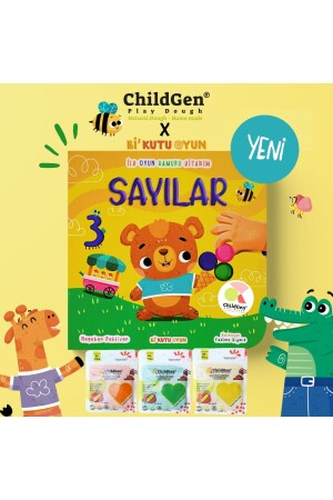 Sayılar Ilk Oyun Hamuru Aktivitesi Ve 3x125 Gr Doğal Oyun Hamuru - 3