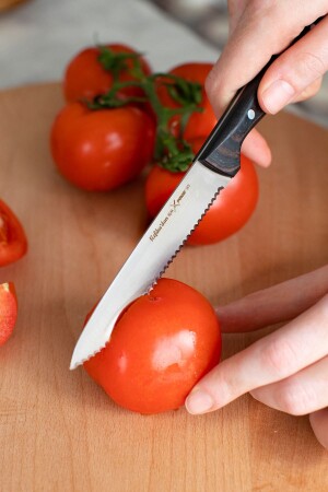 Schäl- und Schneidemesser für Obst und Gemüse, 12 cm. - Refika Birgül - 3