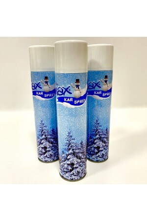 Schmelzendes Schneespray 3 Stück 300 ml SNOWPRAY - 3