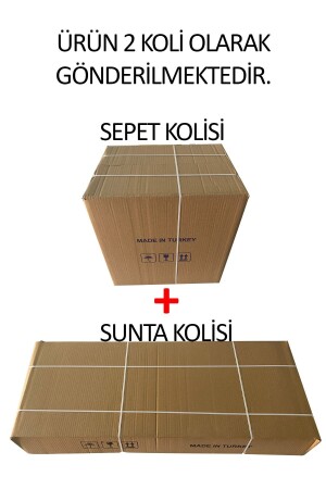 Schrank mit 7 Körben, Spielzeugschrank, Mehrzweckschrank für Küche, Badezimmer, Speisekammer, grau, PRA003105 - 7