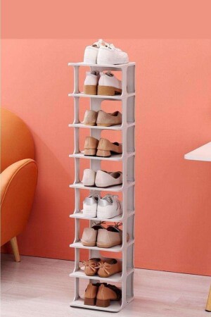 Schuh-Organizer, 5-lagiger weißer Luxus-Organizer - 5