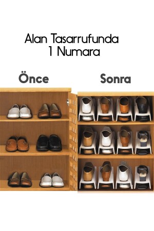 Schuhregal-Organizer, Schuhrampe spart Platz und organisiert - 5