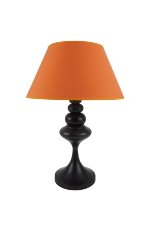 Schwarz beschichteter Metallkörper, moderner Balance-Lampenschirm – konisches Orange BLMMDABJ004 - 2