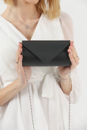 Schwarze Abendkleid-Clutch - 3