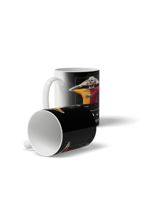 Schwarze „Let Me Be Your Love“-Spotify-Coded-Design-Bedruckte Porzellan-Löwen-Fan-Geschenktasse - 4