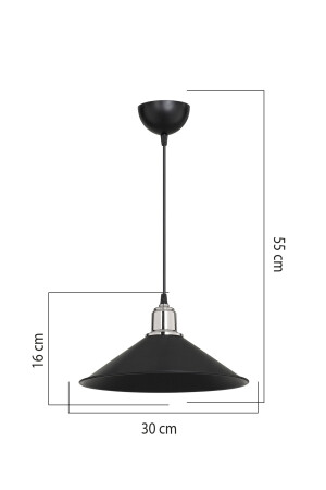 Schwarze Pendelleuchte, Kronleuchter, Wohnzimmer, Küche, Flur, Schlafzimmer, Lampe, Kronleuchter2 - 5