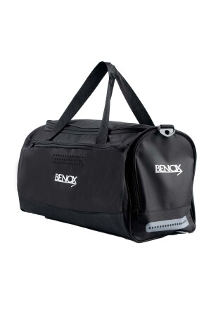 Schwarze Sport- und Reisetasche mit Schuhfach - 6