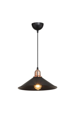 Schwarzer Hängeleuchter für Wohnzimmer, Küche, Flur, Schlafzimmer, Lampe - 4