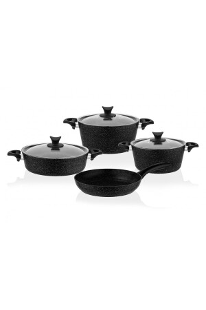 Schwarzes Mastercook-Topfset SİYAHCOOK - 1