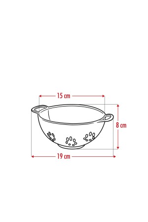 Schwarzes Mini-Reissieb und Hülsenfrüchtesieb aus Acryl (3 TASSEN) - 7