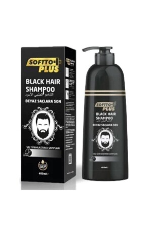 Schwarzes Shampoo für weißes Haar 350 ml - 3