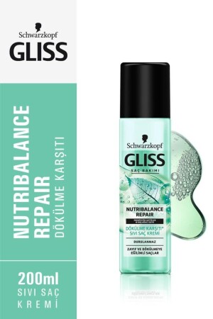 Schwarzkopf Gliss Nutribalance Flüssige Haarpflegecreme 200 ml - 3