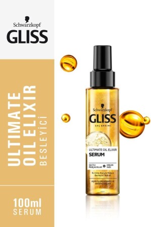 Schwarzkopf Gliss Ultimate Oil Elixir Bakim Serumu 100 ml - 1