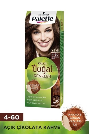 Schwarzkopf Kalıcı Doğal Renkler 4-60 Açık Çikolata Kahve Saç Boyası - 3