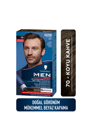 Schwarzkopf Men Perfect Haarfarbe 70 – Braun Schwarz 265575 - 3