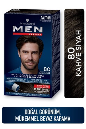 Schwarzkopf Saç Boyası 80 - Kahve Siyah - 3