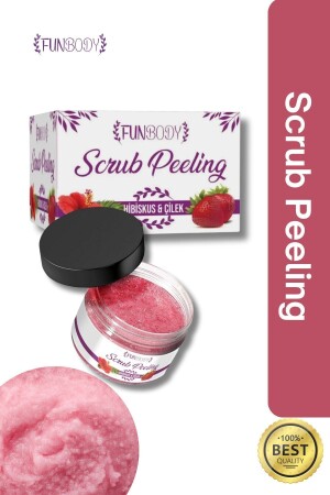 Scrup Körper- und Handpeeling 250 ml mit Hibiskus-Erdbeer-Geschmack - 1