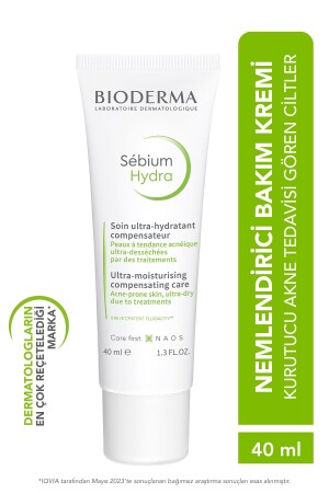 Sebium Hydra Intensive feuchtigkeitsspendende Ceramide mit austrocknender Aknebehandlung, beruhigende Pflegecreme, 40 ml - 2