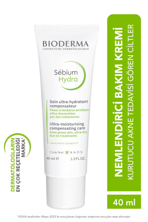 Sebium Hydra Intensive feuchtigkeitsspendende Ceramide mit austrocknender Aknebehandlung, beruhigende Pflegecreme, 40 ml - 3