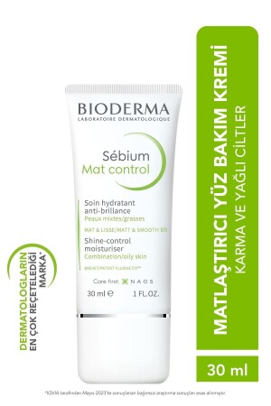 Sebium Matte Care Cream zur Kontrolle von Glanz, 30 ml 3401381682361 - 3