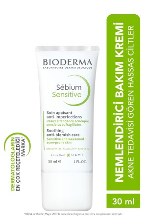 Sebium Sensitive Pflegecreme für empfindliche und zu Akne neigende Haut 30 ml 3401360106994 - 2