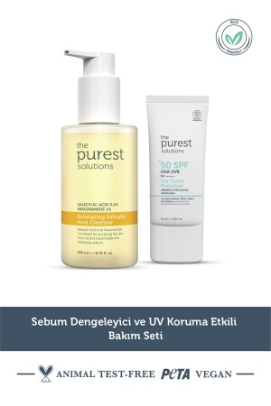 Sebum dengeleyici ve UV koruma etkili bakım seti TPS188 - 2